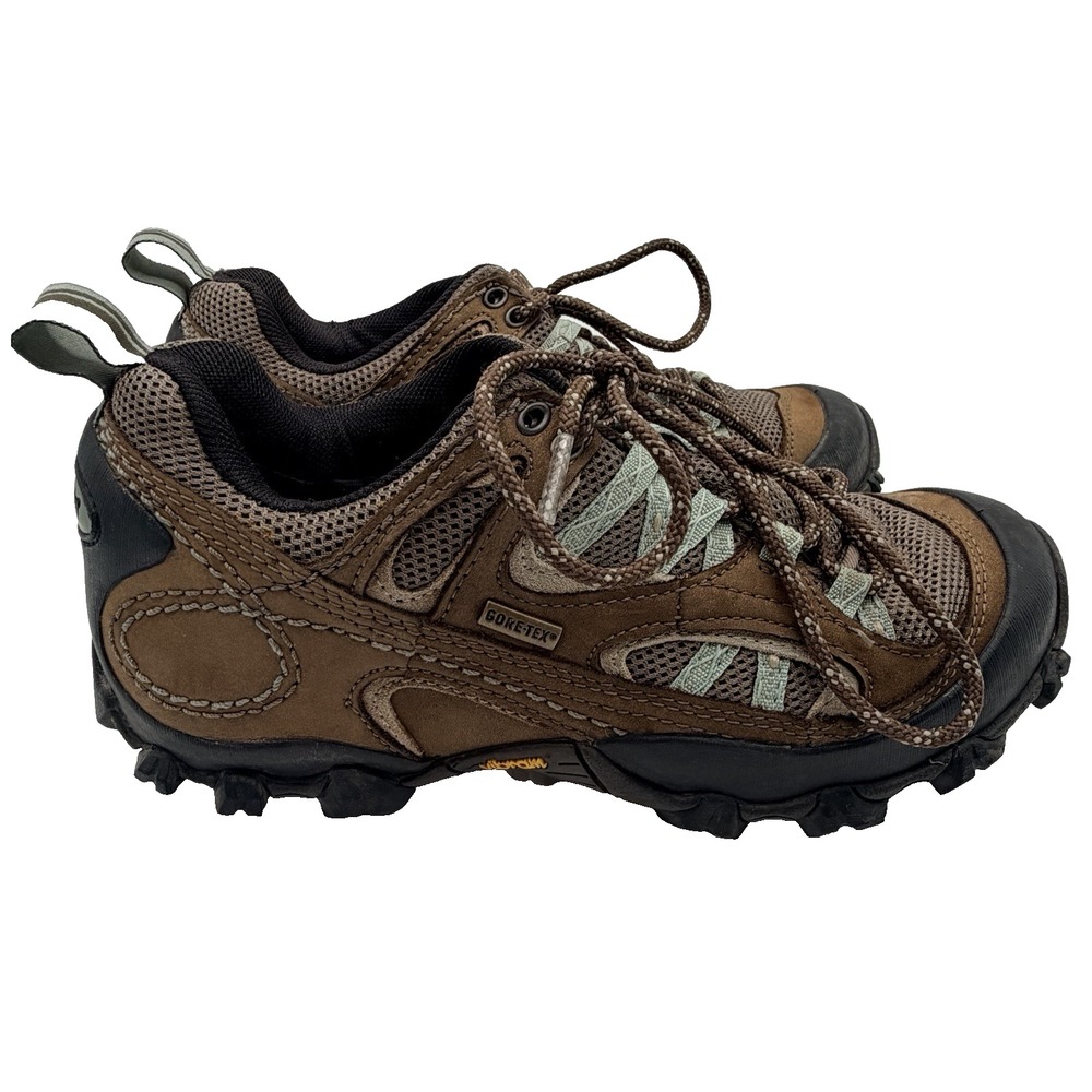 Patagonia Hiking Shoes Women's Sz 6 Drifter AC Canteen Brown Leather Round Toe